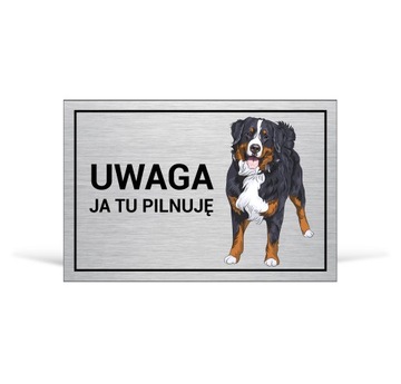 Tabliczka aluminium UWAGA PIES 30x20 cm Bernardyn