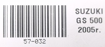 SUZUKI GS 500 89-07 KRANIK ZAWÓR PALIWA