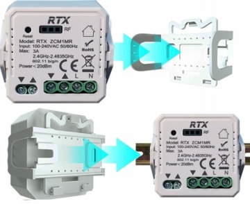 10 пультов дистанционного управления рольставнями TUYA Zigbee RFR1M БЕСПЛАТНО