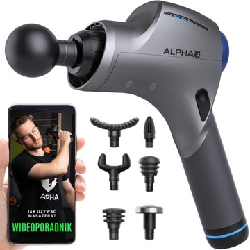МАССАЖНЫЙ ПИСТОЛЕТ МОЩНЫЙ МАССАЖНЫЙ ПИСТОЛЕТ АЛЬФА