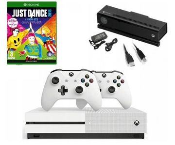 KONSOLA XBOX 1TB S 2xPAD KINECT ADAPTER JUST DANCE