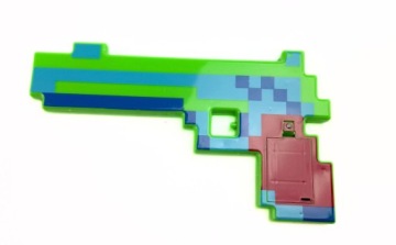 Пістолет світний minecraft 25 см