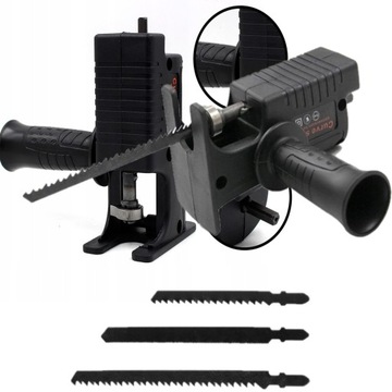 НАСАДКА ДЛЯ ДРЕЛЬ, ОТВЕРТКИ, ЛОБЗИЛЬНОГО ПИЛЫ 3 ШТ.