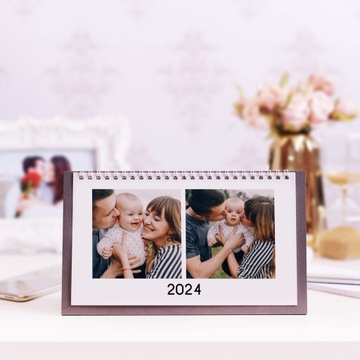 Настольный фотокалендарь с собственными фотографиями ПОДАРОК ​​СОЗДАТЕЛЮ ко Дню Влюбленных