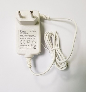 ОРИГИНАЛЬНЫЙ БЛОК ПИТАНИЯ KTEC 12В 1.5А 311P0W168 БЕЛЫЙ