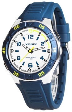 Chłopięcy Zegarek XONIX WR100m z Wbudowaną Latarką