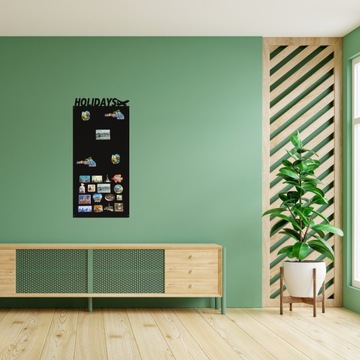 МАГНИТНАЯ ДОСКА ПРАЗДНИКИ Магнитная Черная ДЕКОРАТИВНАЯ ДЕКОРАТИВНАЯ БОЛЬШАЯ 75x50см