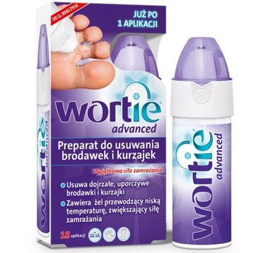Wortie Advanced preparat do usuwania brodawek i kurzajek wymrażanie 50ml