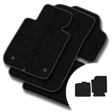 Velurové koberce Premium Smart Fortwo II 2007-14