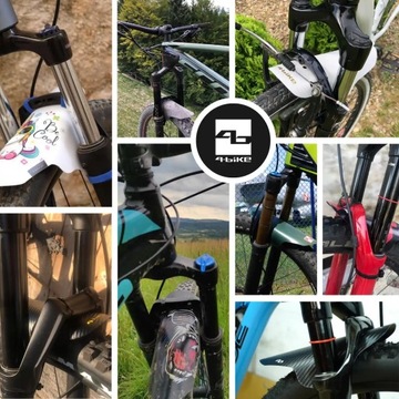 ВЕЛОСИПЕДНОЕ КРЫЛО 24–29 ДЮЙМОВ MTB ПЕРЕДНЕЕ ЭНДУРО СЕРОЕ ДЛЯ ВЕЛОСИПЕДА F-12