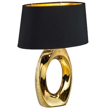 Piękna złota lampa biurkowa 53cm TABA Glamour