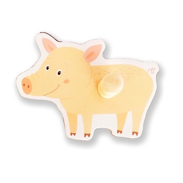 SMILY PLAY Деревянный пазл Монтессори «Ферма»