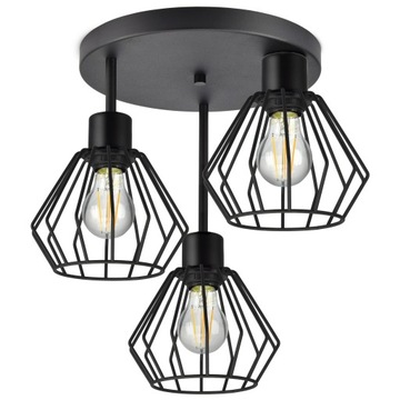 LAMPA WISZĄCA SUFITOWA ŻYRANDOL BRYLANT LOFT DRUT