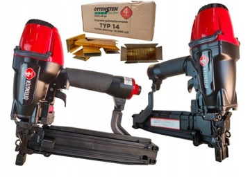 Zszywacz stolarski pneumatyczny 4PRO1450 zszywka typ 14 +zszywki 25mm 10tys