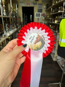 FLO flots dla koni kotyliony rozety dwurzędowefi12cm różne koloryOPISGRATIS