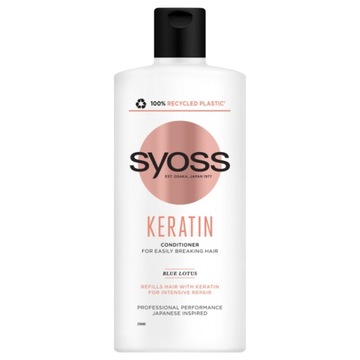 Syoss Keratin Odżywka do włosów Łamliwych 440ml