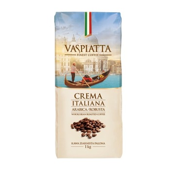 Kawa Ziarnista VASPIATTA CREMA ITALIANA 1kg Natura