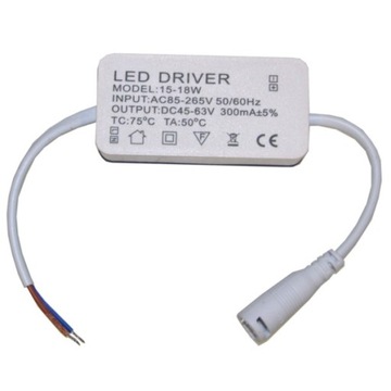 Zasilacz do LED driver CC Clark 15-18W 36-63V do opraw plafonów LED