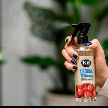 K2 DEOCAR ОСВЕЖИТЕЛЬ-РАСПЫЛИТЕЛЬ КЛУБНИКА 250МЛ