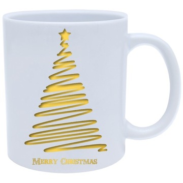 SUPER ŚWIĄTECZNY KUBEK PREZENT 330ml CHOINKA