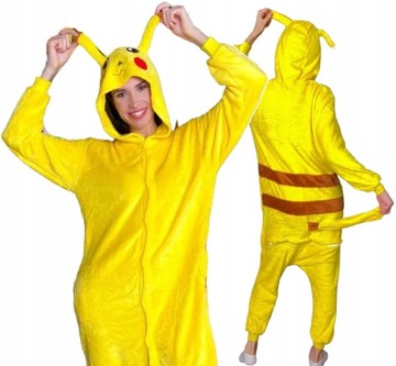 КОМБИНИРОВАННАЯ ПИЖАМА PIKACHU СПОРТИВНЫЙ КОСТЮМ КИГУРУМИ XL