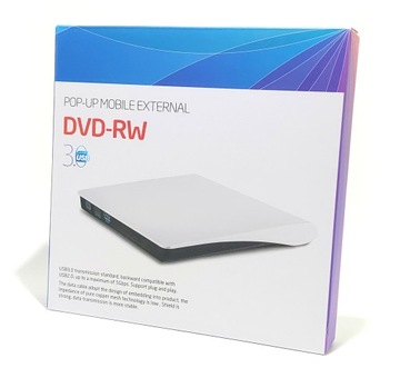 ВНЕШНИЙ ПОРТАТИВНЫЙ ПРИВОД DVD-RW ДЛЯ USB 3.0