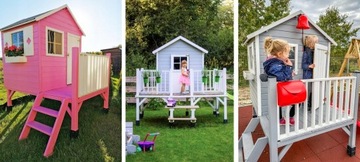 Деревянный дом Робинзон + анкеры для направляющих стен