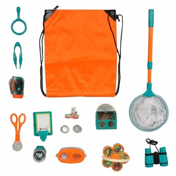 Zestaw badacza dla dzieci Lornetka Notatnik Szkło powiększające E9