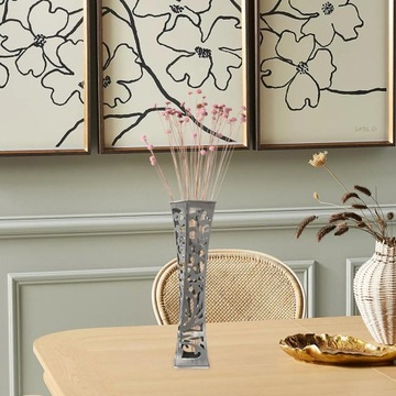 Ваза для цветов из нержавеющей стали Настольная ваза для цветов Праздничная столовая в