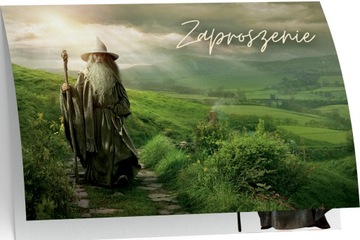 ZAPROSZENIE WŁADCA PIERŚCIENI ZAPROSZANIA FILMY 20x15 cm