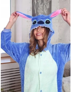 Springos Цельный пижамный комбинезон кигуруми Stitch S 154-160 +/- 5см