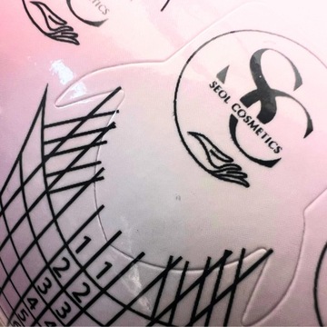 Шаблон для наращивания ногтей SEOL Cosmetics формы для ногтей 100 шт.