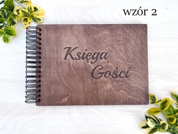 Деревянная гостевая книга на свадьбу, горизонтальная.