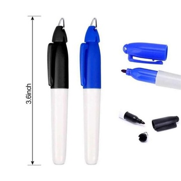 2X Шаблон инструмента для выравнивания линии рисования мяча для гольфа с маркером