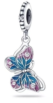 CHARMS ZAWIESZKA BIŻUTERIA MOTYL MOTYLEK model 16