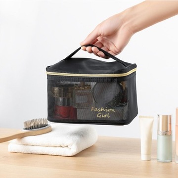 Дорожная косметичка Большая, компактная сумка для переноски Сумочка