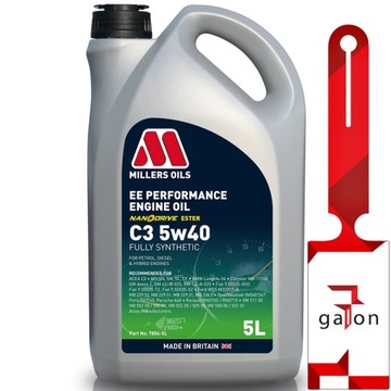 MILLERS EE Performance C3 5w40 5L syntetyczny olej silnikowy