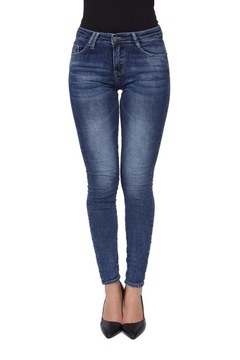 819_ XS/34_ MODELUJĄCE KLASYCZNE SPODNIE JEANS