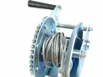 ЛЕБЕДКА ГОРИЗОНТАЛЬНАЯ ТРОСОВАЯ 450КГ 5М GEKO LINES