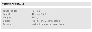 Airboard Rasta 32 3-kolorowa melodyka 2,5 oktawy 32 klawisze+futerał Hohner