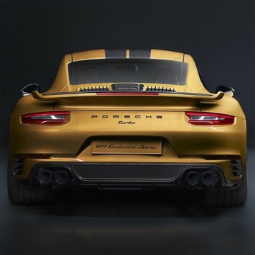 PORSCHE ZNAK ZNAKY TURBO ČERNÁ LESK 911 !