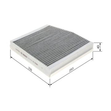 BOSCH 1 987 435 505 FILTR VENTILACE PROSTORU SPOLUJEZDCE