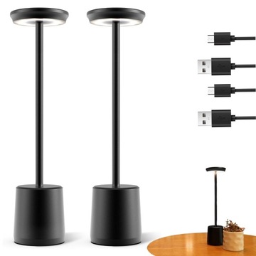 LAMPKA BIURKOWA LED LAMPA STOŁOWA LAMPA DOTYKOWA KLASYCZNY MINIMALISTA 2SZT