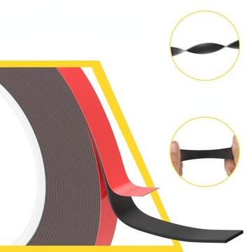 ДВУХСТОРОННЯЯ ЛЕНТА ДЛЯ АЛЮМИНИЕВОГО СВЕТОДИОДНОГО ПРОФИЛЯ 5 метров