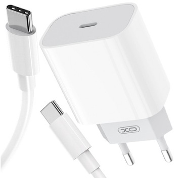 SZYBKA ŁADOWARKA 20W DO TELEFONU + KABEL USB-C 1M