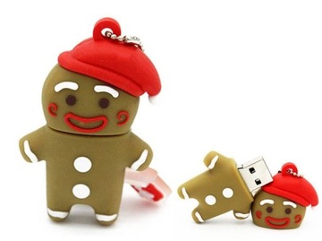PENDRIVE USB SZYBKI FLASH DRIVE ULTRA PAMIĘĆ ZAWIESZKA PREZENT CIASTEK 16GB
