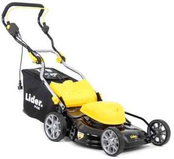 LIDER МЕТАЛЛ ЭЛЕКТРИЧЕСКАЯ ГАЗОНОКОСИЛКА 46см ИНДУКЦИОННЫЙ ДВИГАТЕЛЬ 1800ВТ