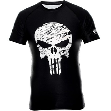 POUNDOUT Rashguard Hate SUB-SKIN tech. Punisher - krótki rękaw XL