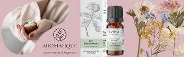 OLEJEK ETERYCZNY BERGAMOTKA Naturalny 100% Aromaterapia 10 ml Aromatique