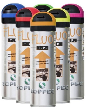 FARBA GEODEZYJNA SPRAY SOPPEC FLUO TP RÓŻOWY